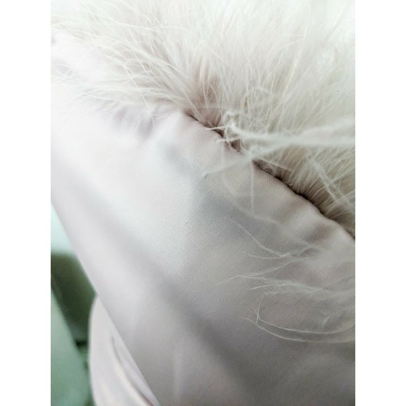 LAVISH ALICE NWT Pink Satin Feather Strapless Mini Dress Size 6 - Picture 6 of 9